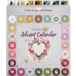Adventskalender broderikit – alt for å brodere hver dag frem til julaften