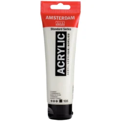 Amsterdam Acrylic akrylmaling 120 ml Titanium White 105