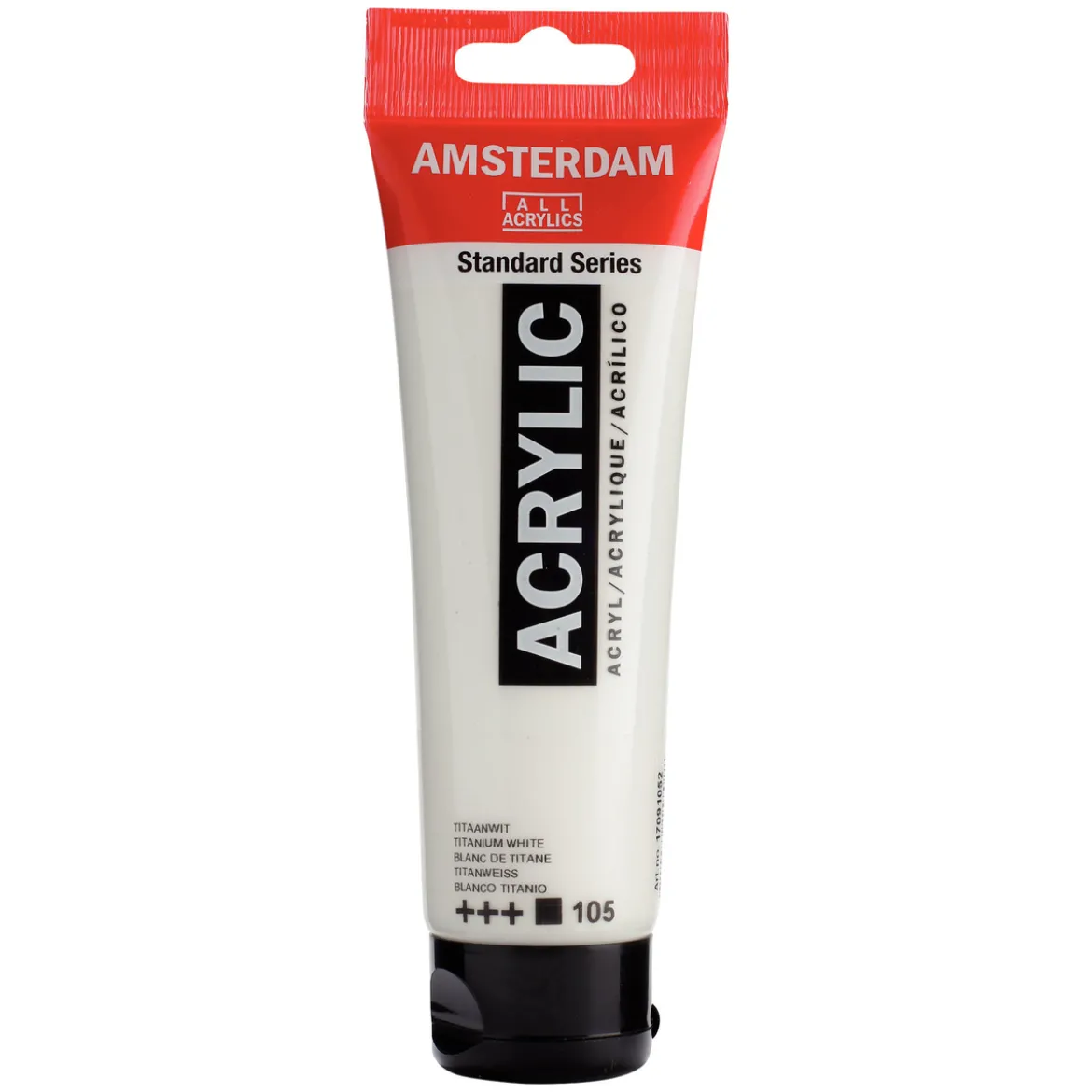 Amsterdam Acrylic akrylmaling 120 ml Titanium White 105