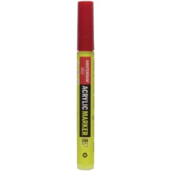 Amsterdam akrylmarker 4 mm Reflex Yellow - 256 – UV, UV-farge