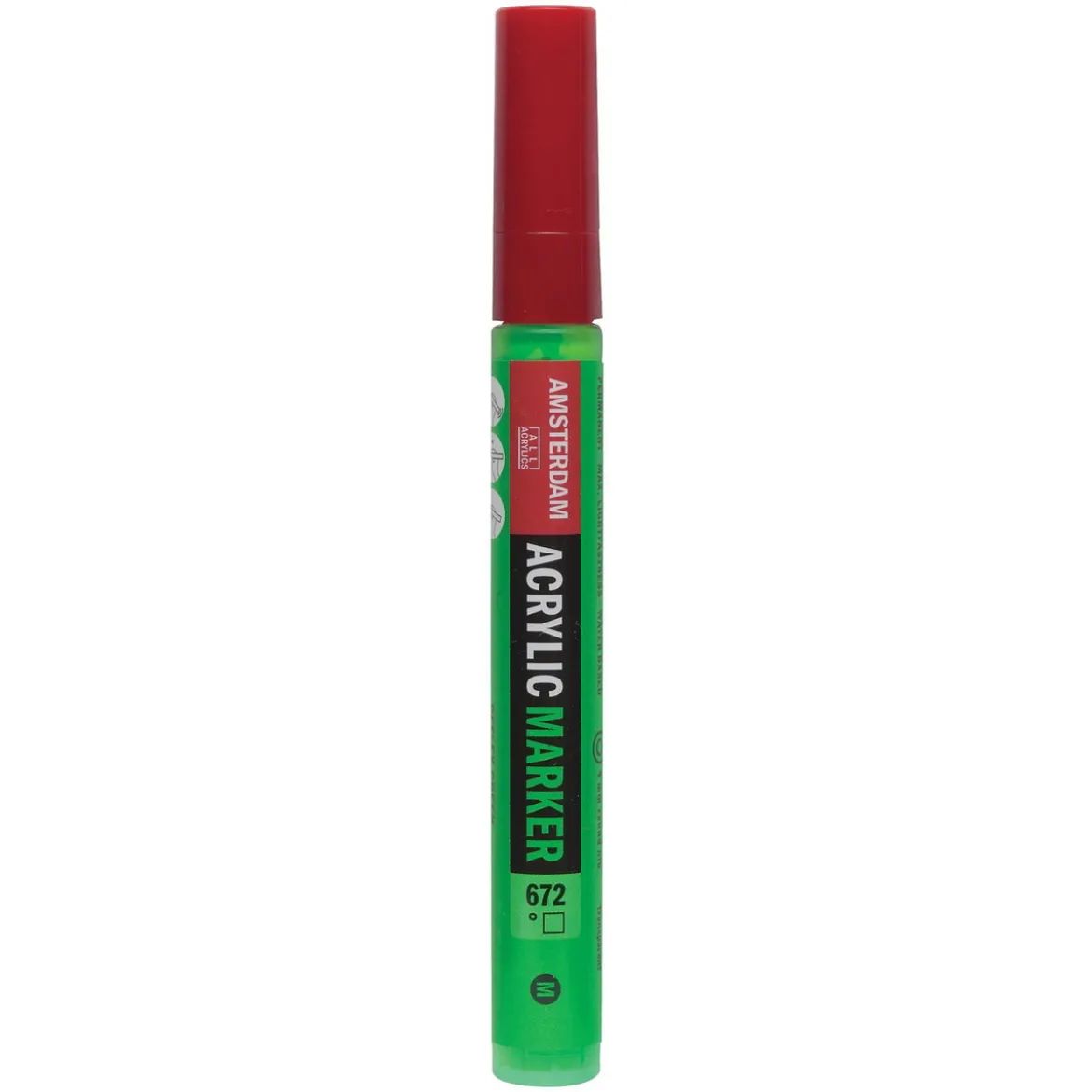 Amsterdam akrylmarker 4 mm Reflex Green - 672 – UV, UV-farge