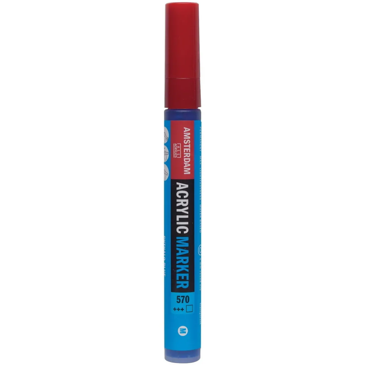 Amsterdam akryltusj 4 mm Phthalo Blue - 570