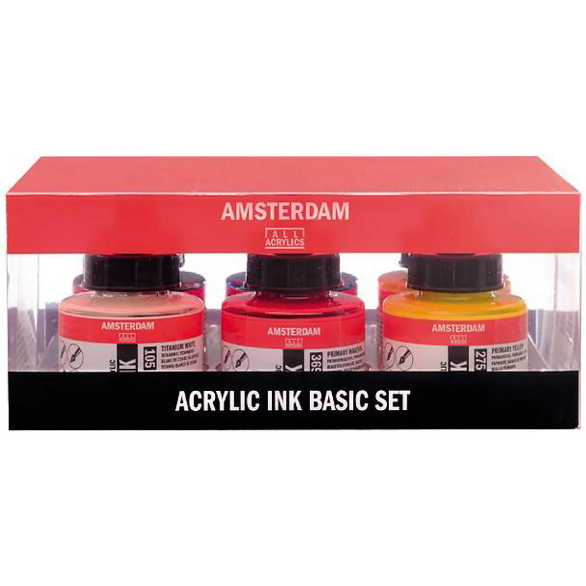 Amsterdam Ink Basic Set, 6 stk.