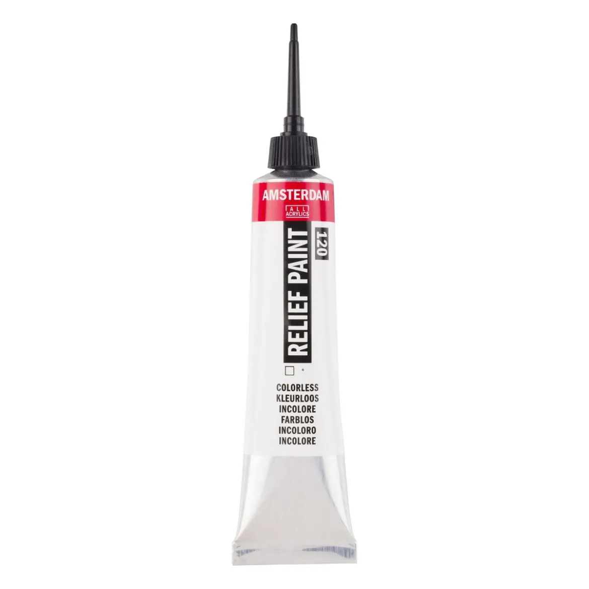 Amsterdam Relief Paint 20 ml - Transparent (120)