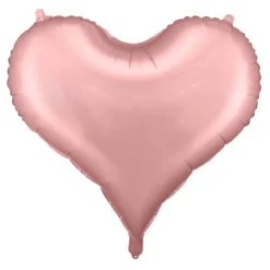 Ballong 61×53 cm – rosa hjerte, perfekt for valentinsdagen