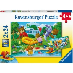Barnepuslespill 2x24 Bear Family