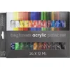 Beginners Acrylic Paint, akrylmaling for nybegynnere 24×12 ml