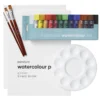 Beginners Watercolour Kit, alt til nybegynneren som ønsker å begynne med akvarellmaling