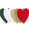 Big Pack Tags hjerter 48 stk. – juletema