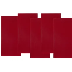 Bivokskaker til lysproduksjon, 5 stk. røde ark, farge nr. 12 – 19,5×34 cm