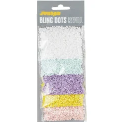 Bling Dots Refill Pastel Ø3 mm – 5 poser bling dots i pastellfarger