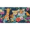 Bling Dots tigerjungel, diamond painting for barn fra 8 år – tigre og en sjiraff 40×20 cm
