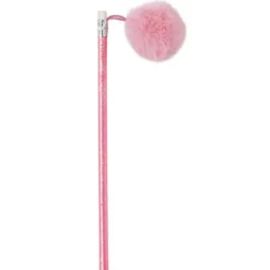 Blyant med rosa pompong