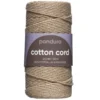 Bomullssnor 2 mm / 100 m beige