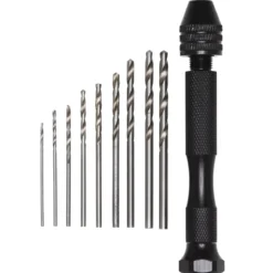 Borsett mini, håndbor i ministørrelse med 6 bits, 0,8–3 mm