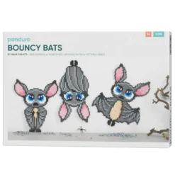 Bouncy Bats av Anja Takacs – perle tre søte flaggermus til Halloween! L. 25–27 cm