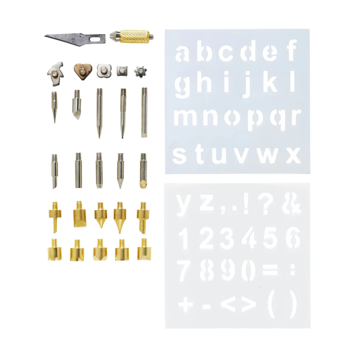 Brennmerkingsspisser 28 stk