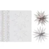 Brett 12 flotte julestjerner – 6 stk. med diameter 12 cm, 6 stk. med diameter 9 cm