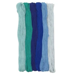 Brodergarn Blått 6 stk/8 m