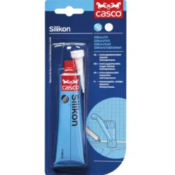 Bygningssilikon Casco 40ml Hv.