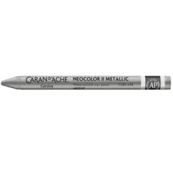 Caran d'Ache akvarellkritt Neocolor II 498 Silver