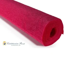 Cartotecnica Rossi kreppapir 582 – rosarød, 180 g rull (144 g/m²) à 50×250 cm