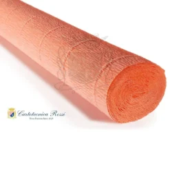 Cartotecnica Rossi kreppapir 617 – oransje, 180 g rull (144 g/m²) à 50×250 cm