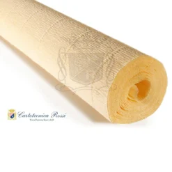Cartotecnica Rossi kreppapir 577 – ivory, 180 g rull (144 g/m²) à 50×250 cm