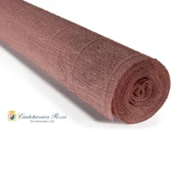 Cartotecnica Rossi kreppapir 579 – mørkbeige, 180 g rull (144 g/m²) à 50×250 cm