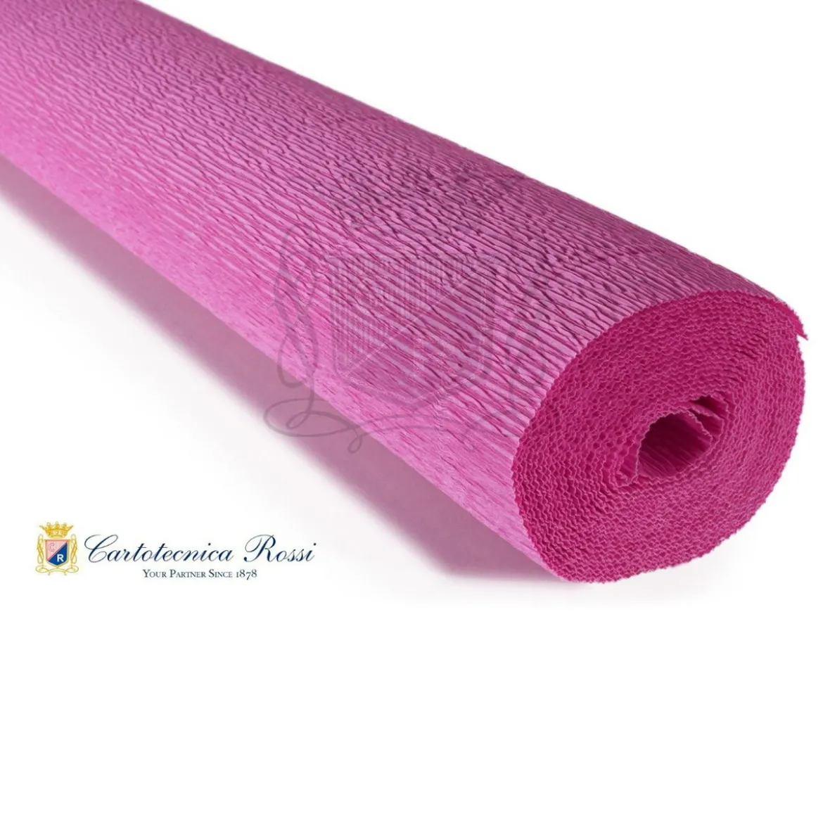 Cartotecnica Rossi kreppapir 550 – magenta, 180 g rull (144 g/m²) à 50×250 cm