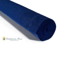 Cartotecnica Rossi kreppapir 555 – midnattsblå, 180 g rull (144 g/m²) à 50×250 cm