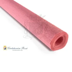 Cartotecnica Rossi kreppapir 385 – pastellrosa, 90 g rull (120 g/m²) à 50×150 cm