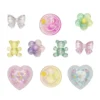 Charm Stickers Cute, 10 søte klistremerker med akrylmotiver!