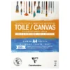 Clarefontaine Canvas Polycotton lerretsblokk A4 (210×297 mm), 10 ark, 200 g/m²
