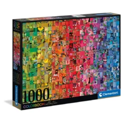 Clementoni Colorboom Collage puslespill 1000 – 69×50 cm.