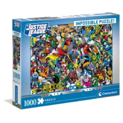 Clementoni DC Comics Justice League Impossible puslespill 1000 – 69×50 cm