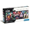 Clementoni Disney Villains Panorama puslespill 1000 – 98×33 cm