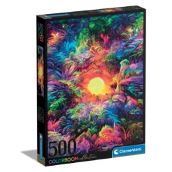Clementoni puslespill Colorboom Collection – Psychedelic Jungle 500 biter, 36×49 cm