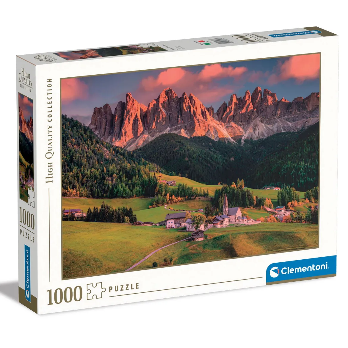 Clementoni puslespill HQC – Magical Dolomites. 1000 biter, 70x50 cm