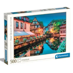 Clementoni puslespill HQC – Vieille ville Strasbourg. 500 biter, 49×36 cm