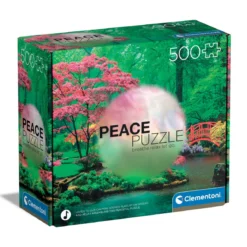 Clementoni puslespill Peace Puzzle – Raindrops Lullaby 500 biter, 49×36 cm