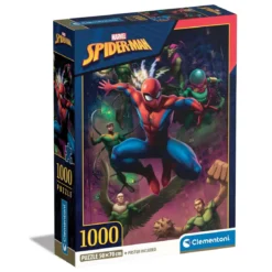 Clementoni puslespill Spiderman – den klassiske edderkoppmannen! 1000 biter, 50×70 cm