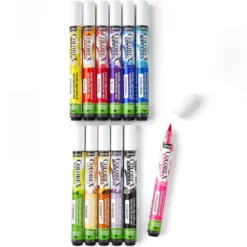 Colorex Marker Set Essentials 12 – markers med akvarellblekk og penselspiss