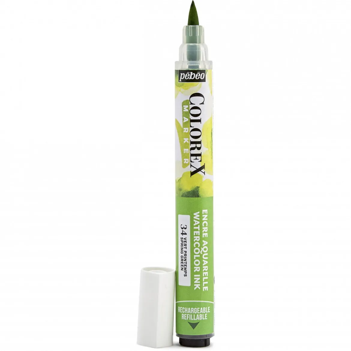Colorex Marker Spring Green – marker med akvarellblekk og penselspiss