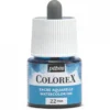 Colorex Watercolor Ink 45 ml Cyan – boks med akvarellblekk og pipette