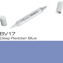 Copic Sketch BV17 Dp Red. Blue