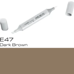 Copic Sketch E47 Dark Brown