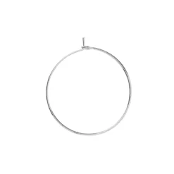 Creolringer Sølvf 20 mm 5 par