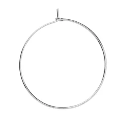 Creolringer Sølvf 40 mm 10 stk