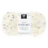 Dale Multi Popkorn fra House of Yarn, 50 g hvit – allsidig effektgarn
